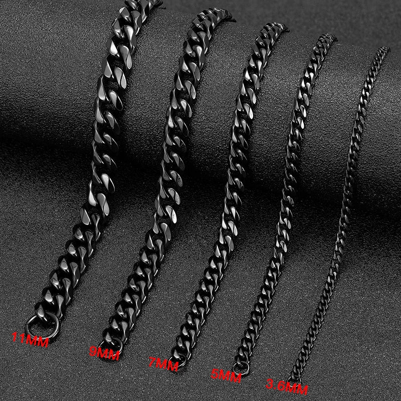 Corrente Cuban Link Premium em Aço Inoxidável