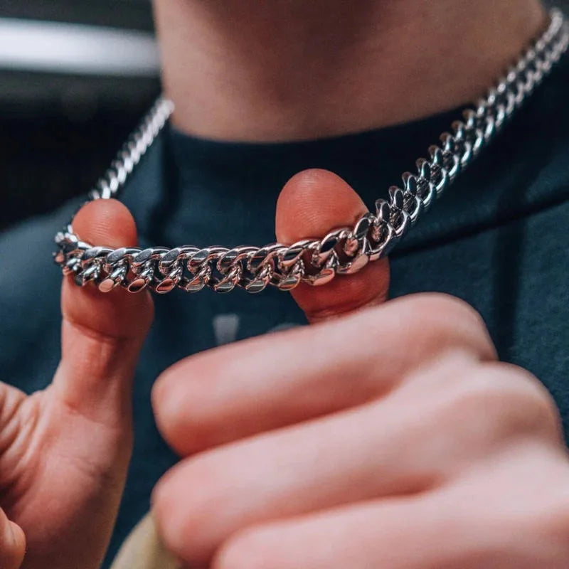 Corrente Cuban Link Premium em Aço Inoxidável